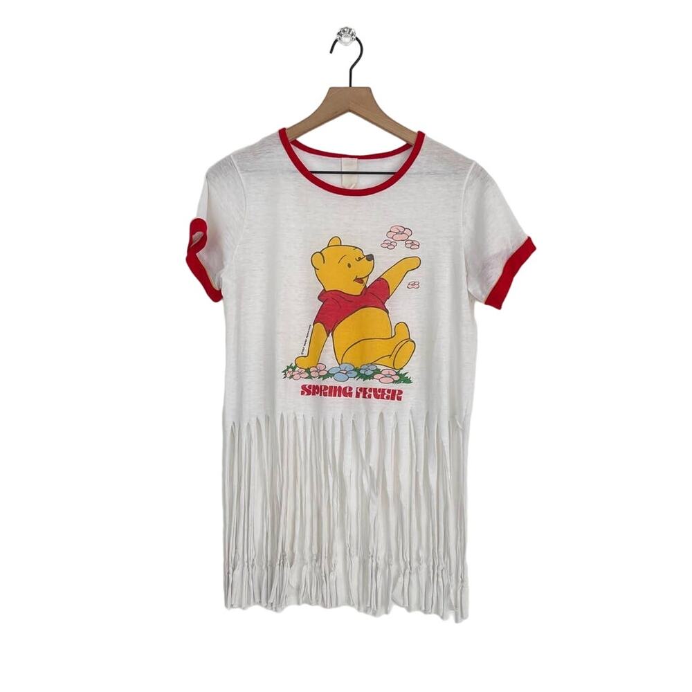 Disney Winnie the Pooh Boho‎ Festival Vintage 80s Upcycled Tee Size Medium